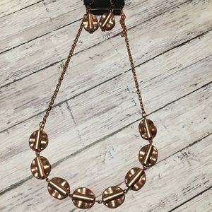 Vintage paparazzi copper statement necklace